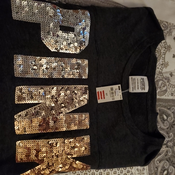 VS/PINK Long Sleeve Campus Tee - Picture 6 of 6